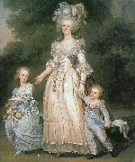 Adolf-Ulrik Wertmuller Marie Antoinette with her children china oil painting artist